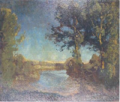 Otto Reiniger Neckar landscape china oil painting image